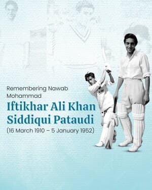 Iftikhar Ali Khan Pataudi Jayanti video