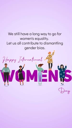International Women Day insta Story Social Media post
