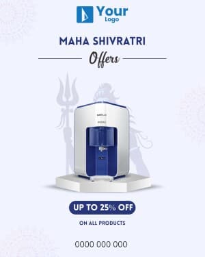 Maha Shivratri Offers advertisement template