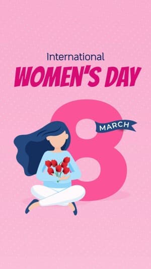 International Women Day insta Story facebook banner