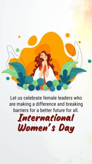 International Women Day insta Story image