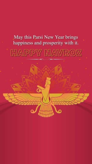 Parsi New Year Insta Story Social Media post