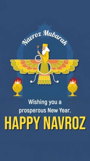 Parsi New Year Insta Story poster