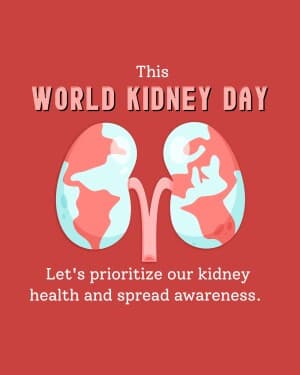 World Kidney Day poster