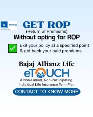 Bajaj Allianz Life Insurance Co Ltd banner