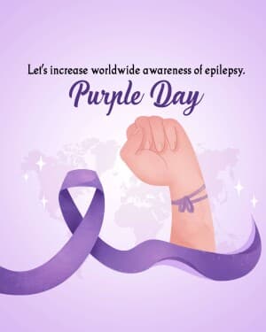 Purple Day graphic
