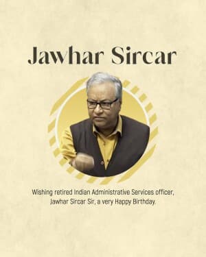 Jawhar Sircar Birthday video