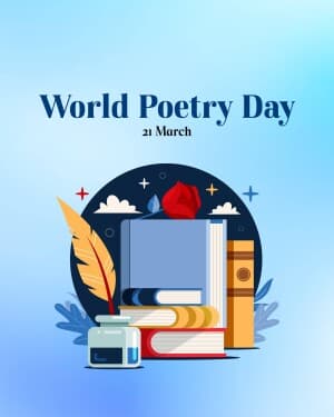 World Poetry Day illustration