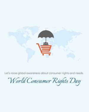 World Consumer Rights Day poster