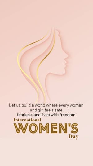 International Women Day insta Story Instagram banner