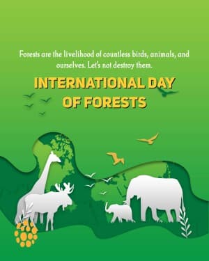International Day of Forests creative image
