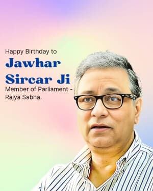 Jawhar Sircar Birthday image