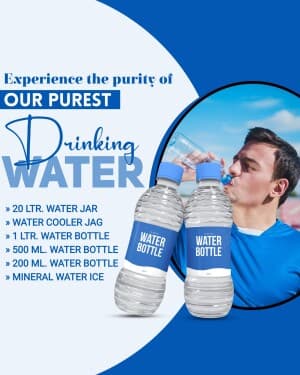 Water Bottle Supplier flyer