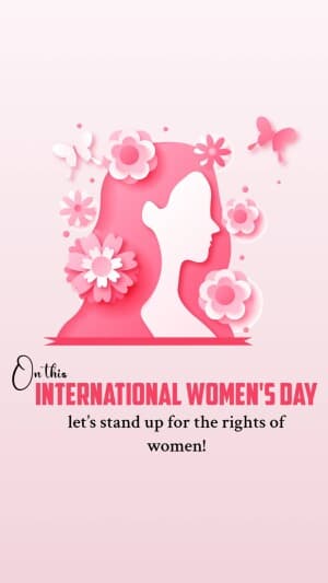 International Women Day insta Story banner