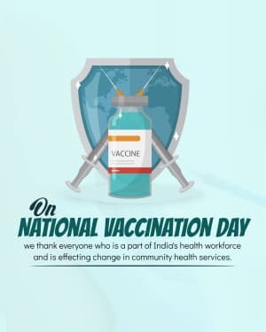 National Vaccination Day post