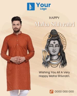 Maha Shivratri Wishes marketing poster