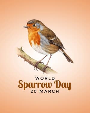 World Sparrow Day event advertisement