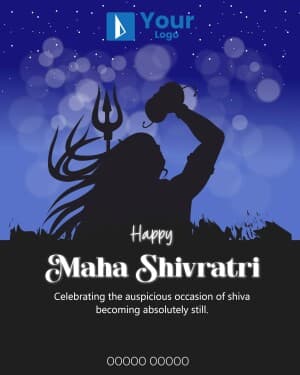 Maha Shivratri Wishes Facebook Poster
