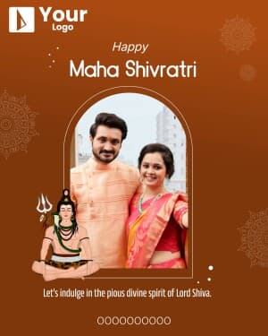 Maha Shivratri Wishes facebook ad banner