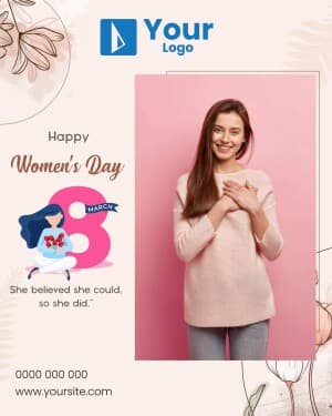 Women's Day Wishes Social Media poster