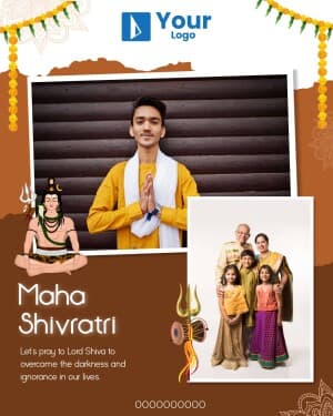 Maha Shivratri Wishes poster Maker