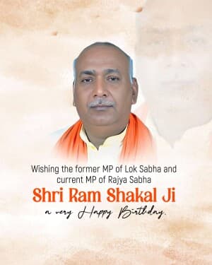 Ram Shakal Birthday flyer