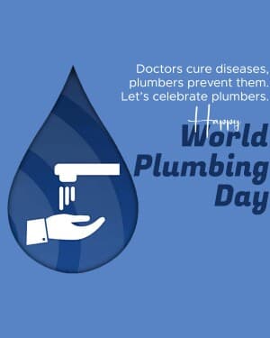 World Plumbing Day post