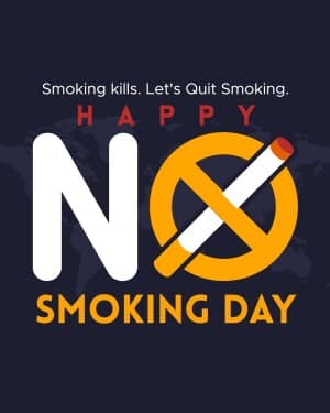 No Smoking Day Facebook Poster