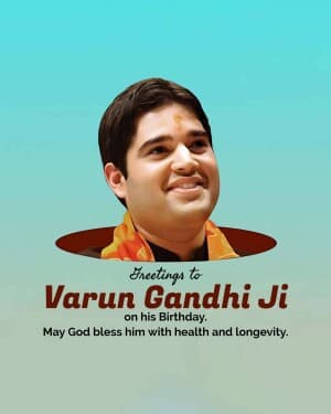 Varun Gandhi Birthday post