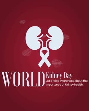 World Kidney Day post