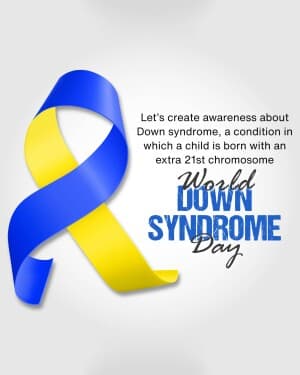 World Down Syndrome Day poster Maker