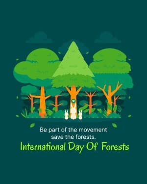 International Day of Forests Instagram Post