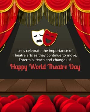 World Theatre Day banner