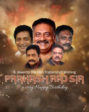 Prakash Raj Birthday image