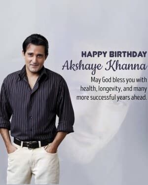 Akshaye Khanna Birthday image