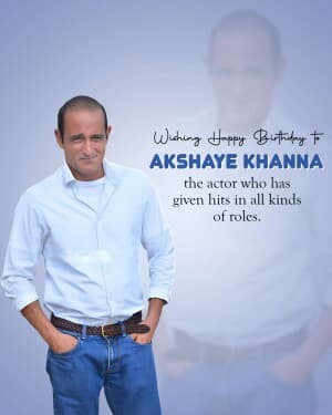 Akshaye Khanna Birthday video