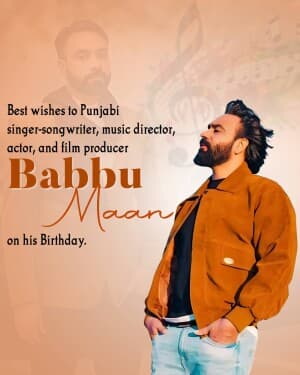 Babbu Maan Birthday image