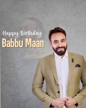 Babbu Maan Birthday graphic