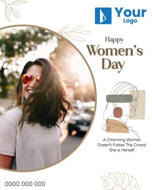 Women's Day Wishes marketing poster