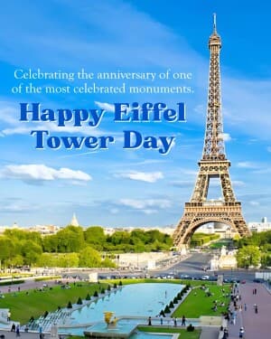 Eiffel Tower Day graphic
