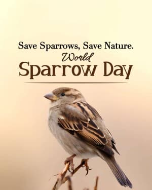 World Sparrow Day graphic