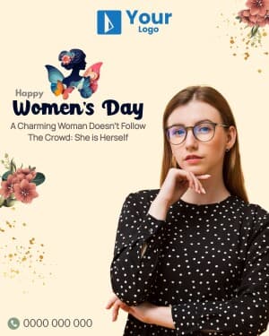 Women's Day Wishes Instagram Post template