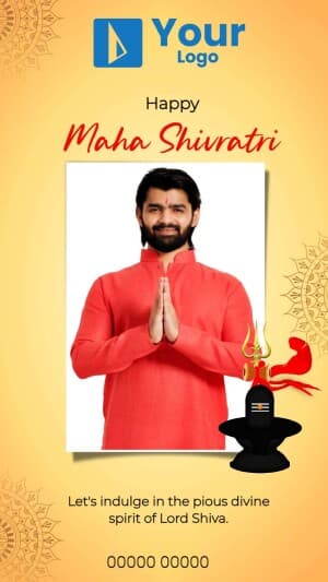 Maha Shivratri Wishes custom template