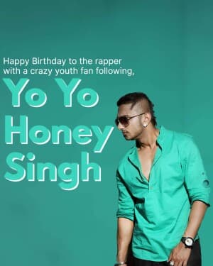 Honey Singh Birthday post