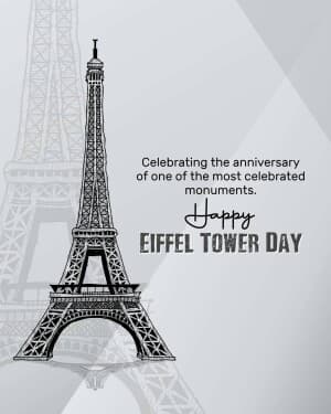 Eiffel Tower Day poster