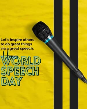 World Speech Day post