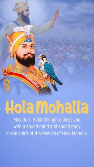 Hola Mohalla insta Story event poster
