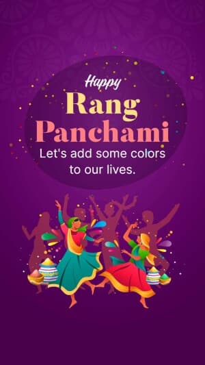 Rang Panchami insta Story. post