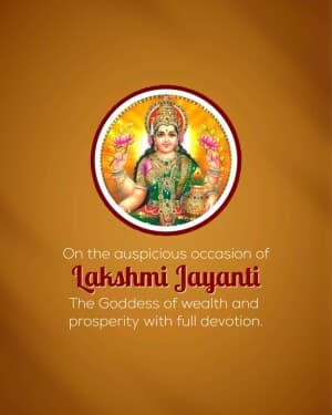 Lakshmi Jayanti banner