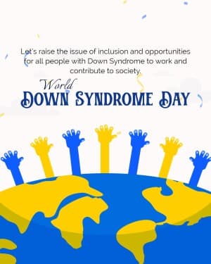 World Down Syndrome Day graphic